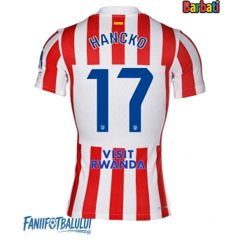 Atletico Madrid David Hancko #17 Tricou Fotbal Replică 2025-26 Barbati Acasa